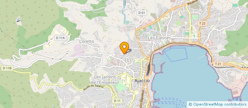localisation de l'entreprise MADAME JOELLE GLENEAU à AJACCIO