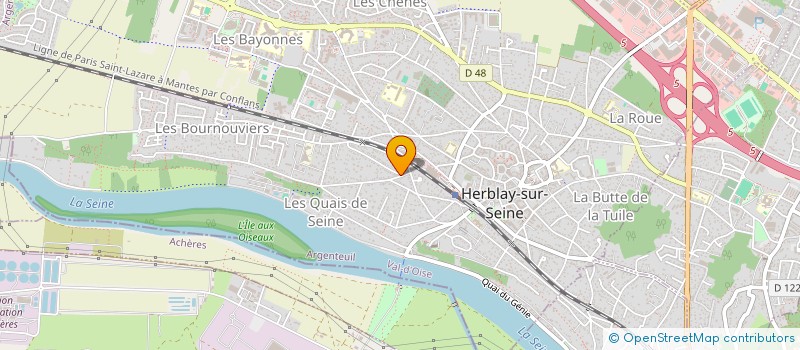 localisation de l'entreprise MADAME JOELLE GODEFROY à HERBLAY-SUR-SEINE