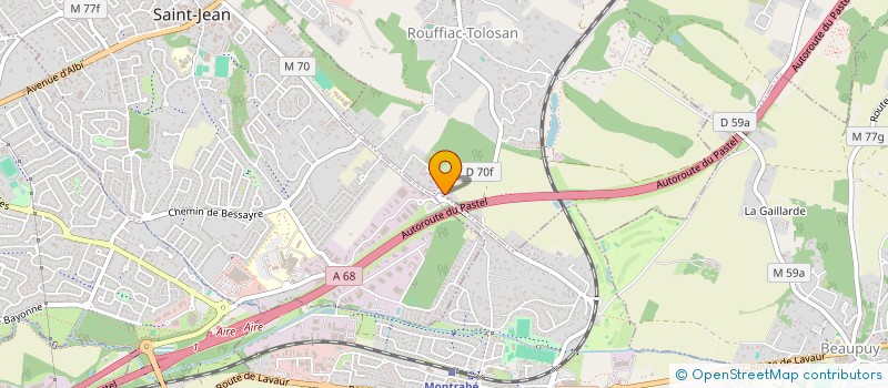 localisation de l'entreprise MADAME JOELLE GOMEZ  ROUFFIAC-TOLOSAN