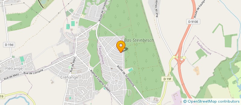 localisation de l'entreprise MADAME JOELLE GORCZYCA  FAULQUEMONT