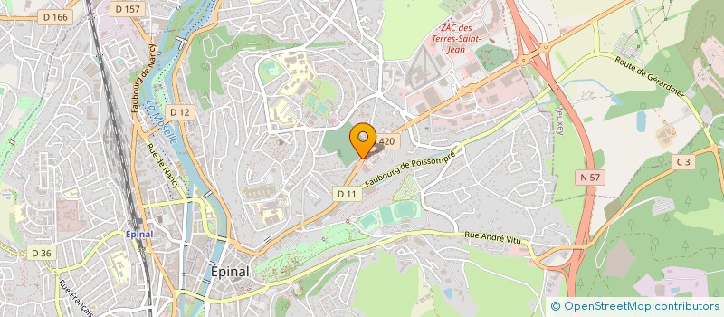 localisation de l'entreprise MADAME JOELLE GOURIER  EPINAL