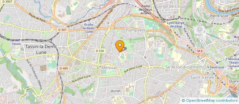 localisation de l'entreprise MADAME JOELLE GRENIER à LYON