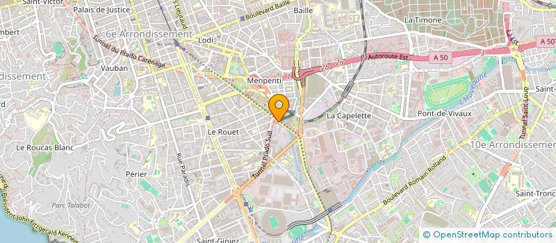 localisation de l'entreprise MADAME JOELLE GUENAL  MARSEILLE