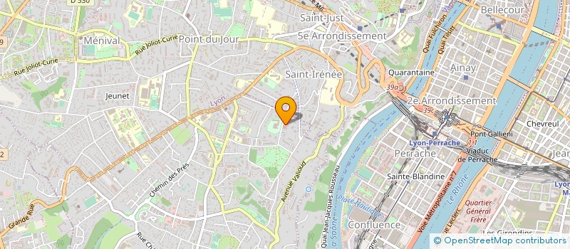 localisation de l'entreprise MADAME JOELLE GUERINOT  SAINTE-FOY-LES-LYON