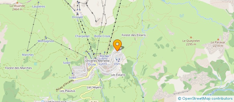 localisation de l'entreprise MADAME JOELLE GUIHARD à ORCIERES