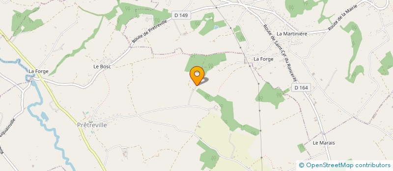 localisation de l'entreprise MADAME JOELLE GUILLUMMETTE  PRETREVILLE