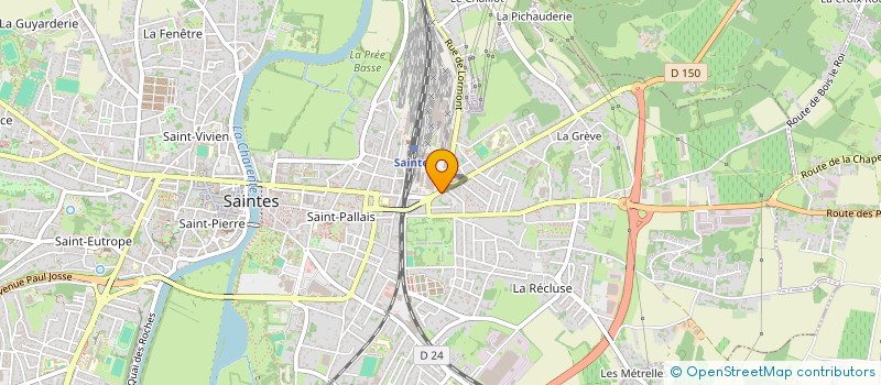 localisation de l'entreprise MADAME JOELLE GUINAUDEAU à SAINTES