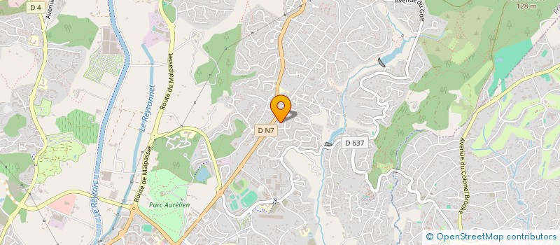 localisation de l'entreprise MADAME JOELLE GURY à FREJUS