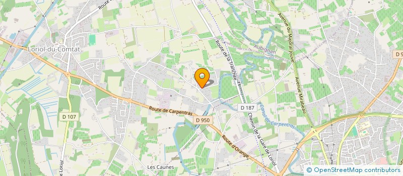 localisation de l'entreprise MADAME JOELLE HAILLOT  LORIOL-DU-COMTAT