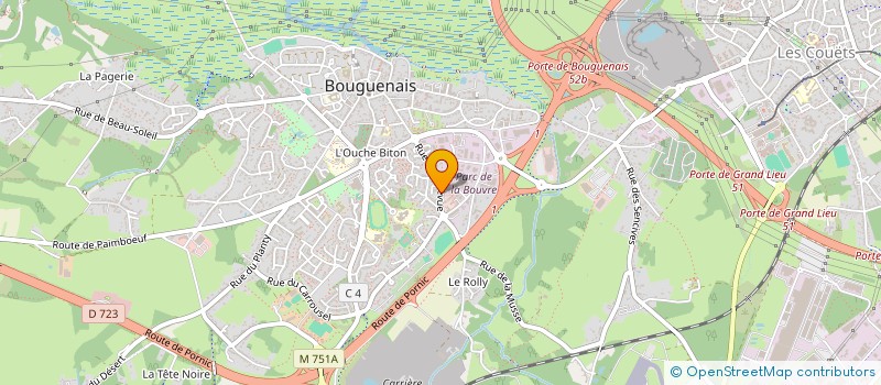 localisation de l'entreprise MADAME JOELLE HANOL à BOUGUENAIS