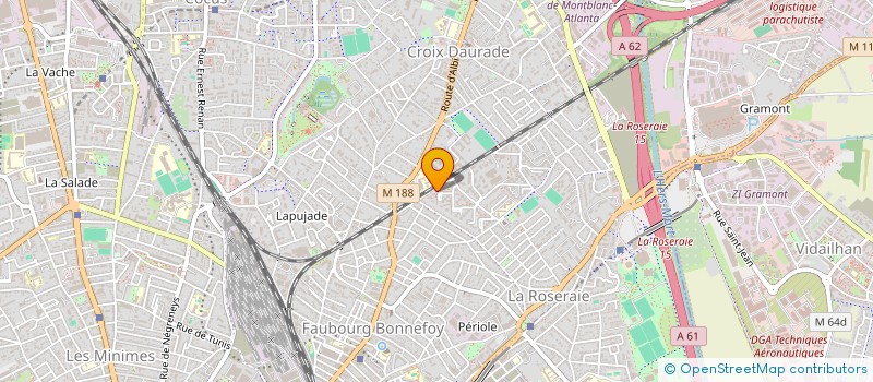 localisation de l'entreprise MADAME JOELLE HARRY à TOULOUSE