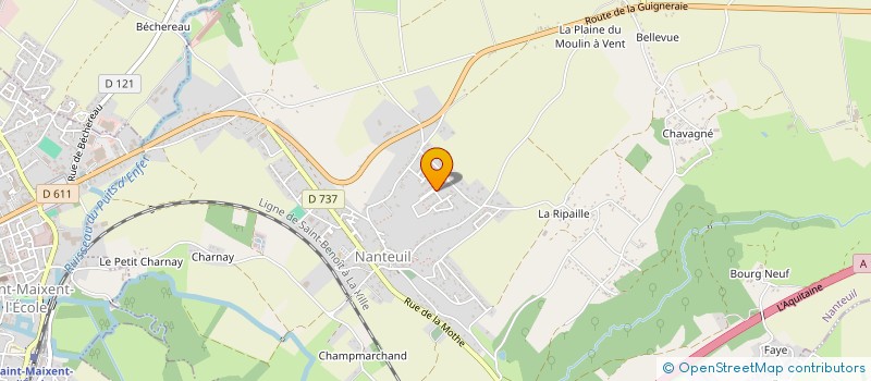 localisation de l'entreprise MADAME JOELLE HERBILLON à NANTEUIL