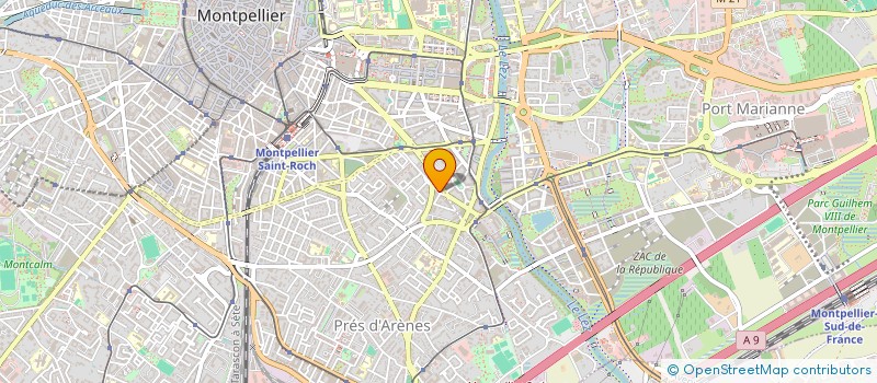 localisation de l'entreprise MADAME JOELLE HOARAU à MONTPELLIER