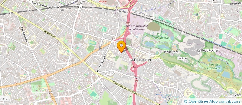 localisation de l'entreprise MADAME JOELLE HOGREL  ANGERS