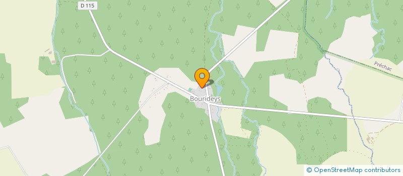 localisation de l'entreprise MADAME JOELLE HOMEDES  BOURIDEYS