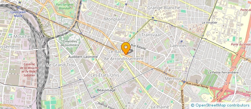 localisation de l'entreprise MADAME JOELLE IAFRATE à LYON