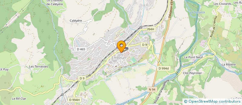 localisation de l'entreprise MADAME JOELLE JALLUT à EMBRUN
