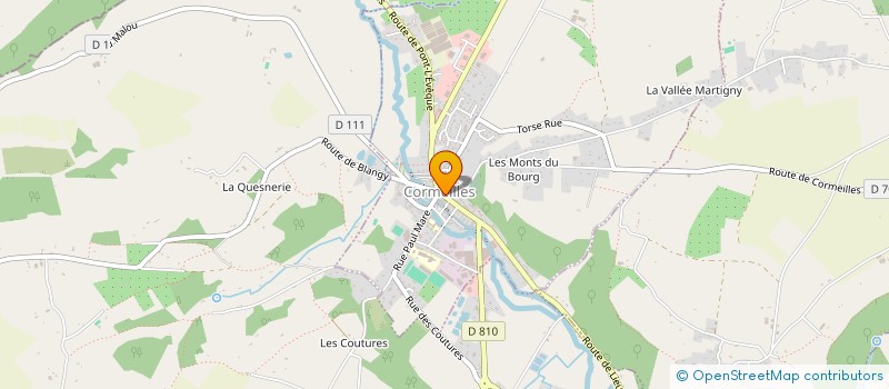localisation de l'entreprise MADAME JOELLE JAMES à CORMEILLES