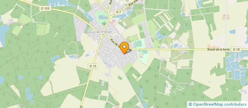 localisation de l'entreprise MADAME JOELLE JANIEC à JOUY-LE-POTIER