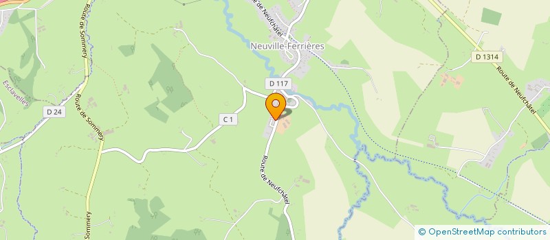 localisation de l'entreprise MADAME JOELLE JOSEPH AMAND  NEUVILLE-FERRIERES