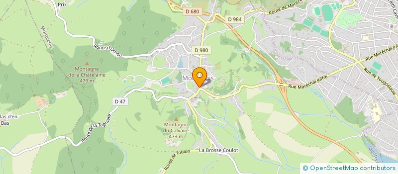 localisation de l'entreprise MADAME JOELLE JULIEN à MONTCENIS