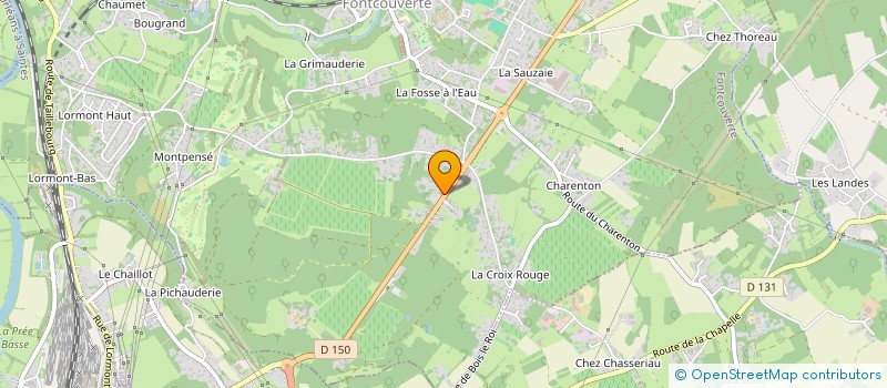 localisation de l'entreprise MADAME JOELLE JULLIEN  FONTCOUVERTE