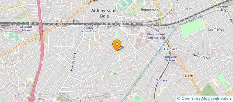 localisation de l'entreprise MADAME JOELLE JURKEW à AULNAY-SOUS-BOIS