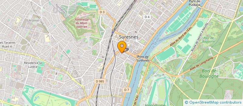 localisation de l'entreprise MADAME JOELLE LABUSSIERE à SURESNES