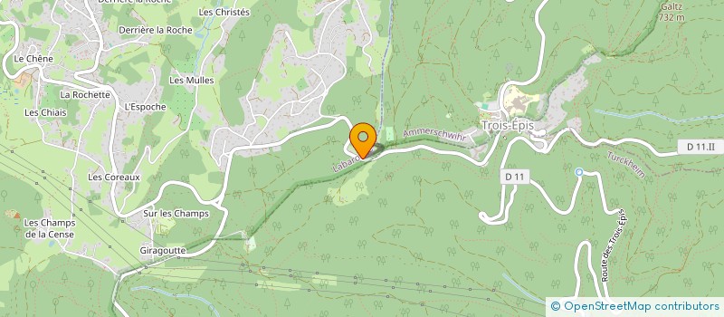 localisation de l'entreprise MADAME JOELLE LAEMMEL  LABAROCHE