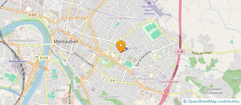 localisation de l'entreprise MADAME JOELLE LAGAE à MONTAUBAN