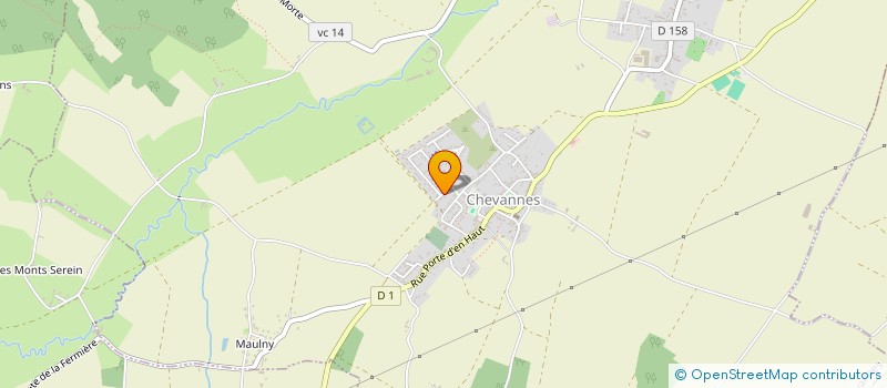 localisation de l'entreprise MADAME JOELLE LAMEY  CHEVANNES