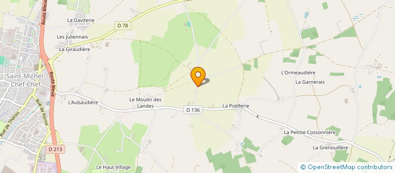 localisation de l'entreprise MADAME JOELLE LAMOUR  SAINT-MICHEL-CHEF-CHEF