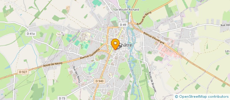 localisation de l'entreprise MADAME JOELLE LAMY à LA CHATRE