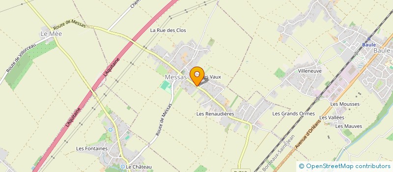 localisation de l'entreprise MADAME JOELLE LANGLOIS à MESSAS