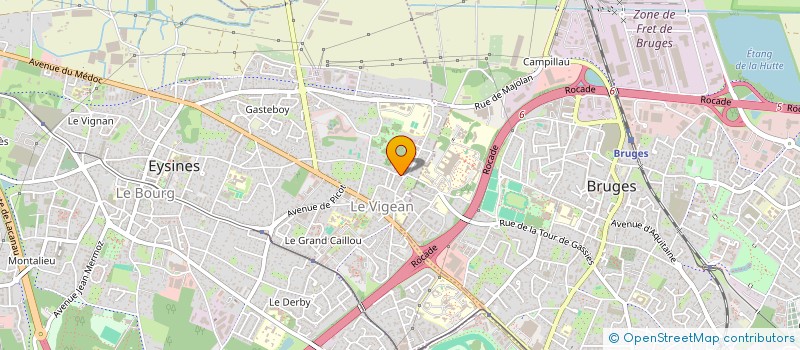 localisation de l'entreprise MADAME JOELLE LARCHER  EYSINES