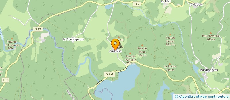 localisation de l'entreprise MADAME JOELLE LARFOUILLAUD  ROYERE-DE-VASSIVIERE