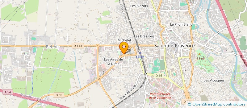 localisation de l'entreprise MADAME JOELLE LEFEBVRE  SALON-DE-PROVENCE