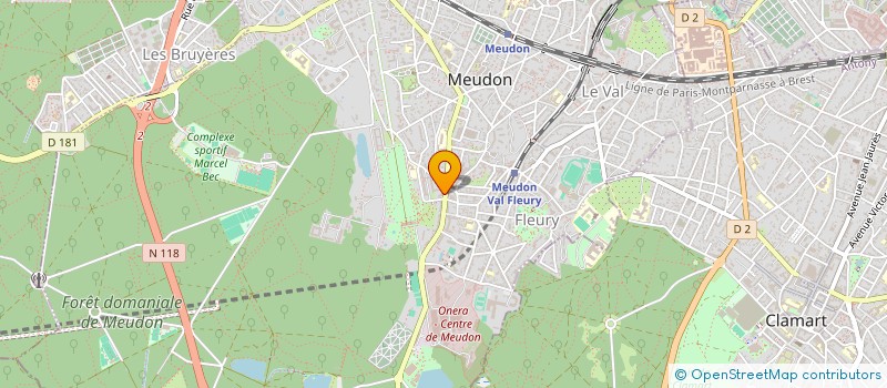 localisation de l'entreprise MADAME JOELLE LEFORT à MEUDON