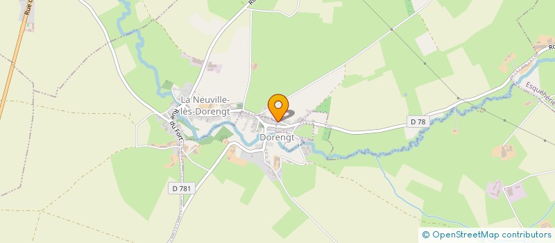 localisation de l'entreprise MADAME JOELLE LEGENDRE  LA NEUVILLE-LES-DORENGT