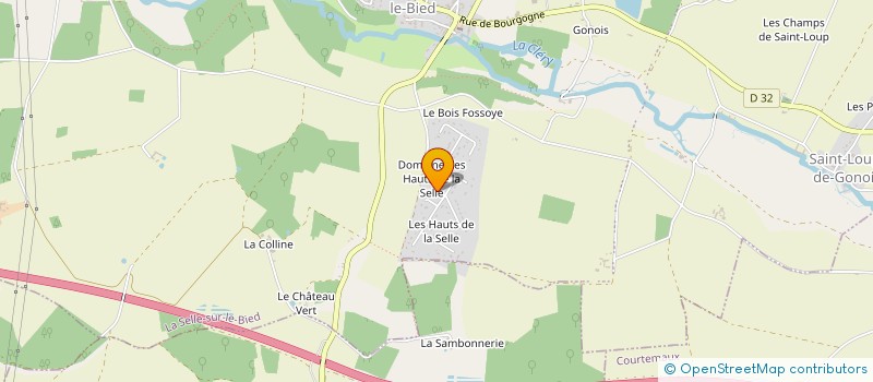 localisation de l'entreprise MADAME JOELLE LELOUP à LA SELLE-SUR-LE-BIED