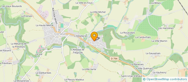localisation de l'entreprise MADAME JOELLE LERIN à CORSEUL