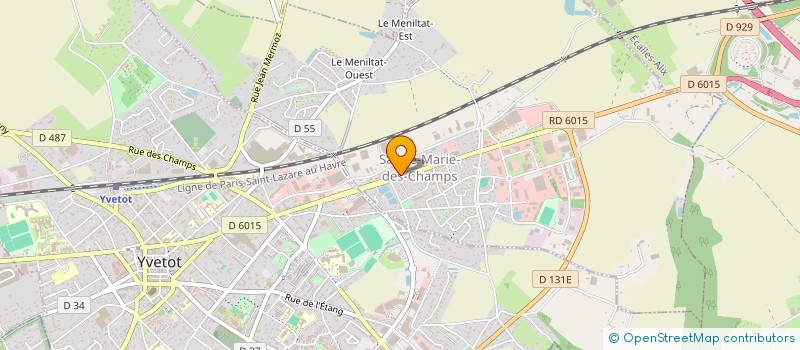 localisation de l'entreprise MADAME JOELLE LEROY à SAINTE-MARIE-DES-CHAMPS