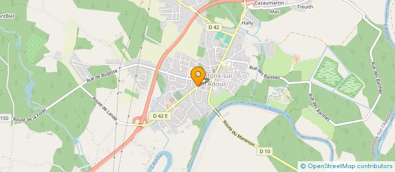 localisation de l'entreprise MADAME JOELLE LESCA  PONTONX-SUR-L'ADOUR