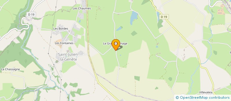 localisation de l'entreprise MADAME JOELLE LESCURAT à EVAUX LES BAINS