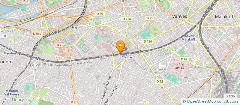 localisation de l'entreprise MADAME JOELLE LETEVE à ISSY-LES-MOULINEAUX