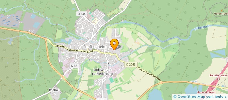 localisation de l'entreprise MADAME JOELLE LIENHARDT  SOUFFLENHEIM