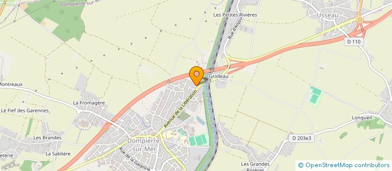 localisation de l'entreprise MADAME JOELLE LIZOT  DOMPIERRE-SUR-MER