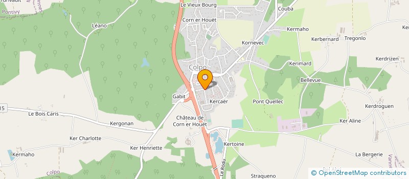 localisation de l'entreprise MADAME JOELLE LODEVIS  COLPO