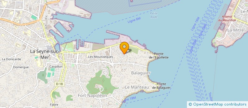 localisation de l'entreprise MADAME JOELLE LORENTZ à LA SEYNE-SUR-MER