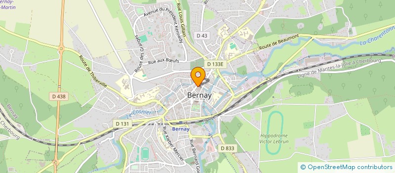 localisation de l'entreprise MADAME JOELLE LORIDAN  BERNAY